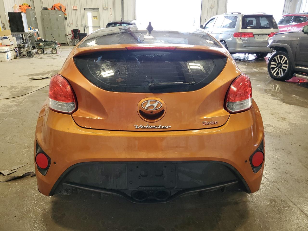 2015 Hyundai Veloster VIN KMHTC6AE7FU225062 Copart auction photo, front end damage thumbnail 6