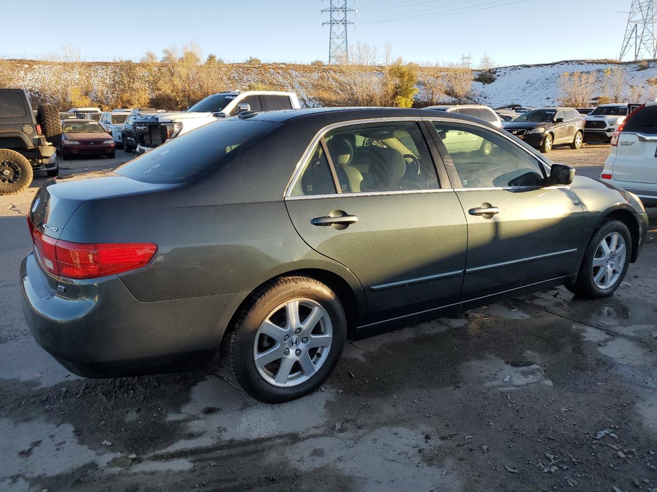 2005 Honda Accord VIN 1HGCM66585A046296 Copart auction photo, side damage thumbnail 3