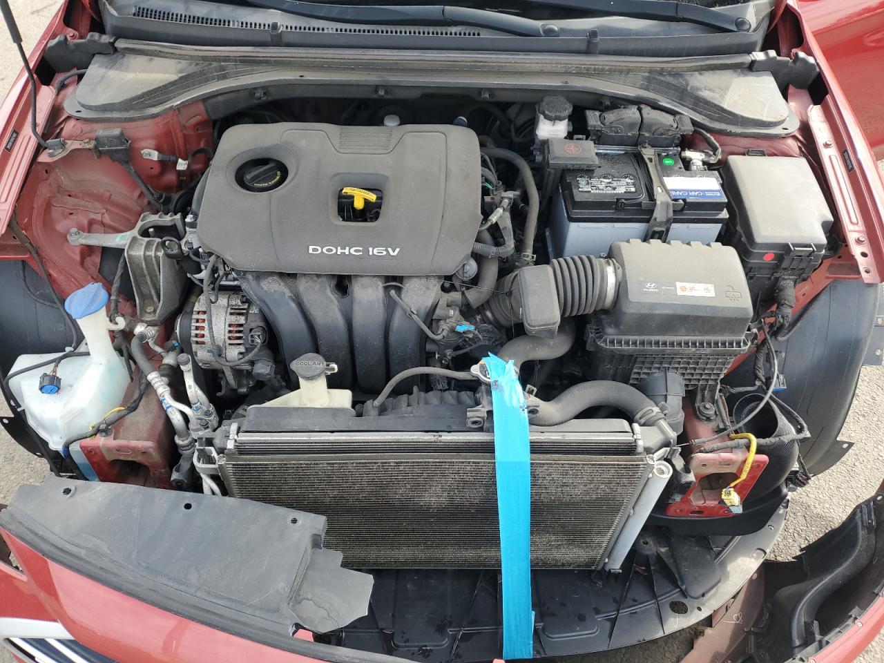 2017 Hyundai Elantra VIN 5NPD84LF0HH024895 Copart auction photo, front end damage thumbnail 11