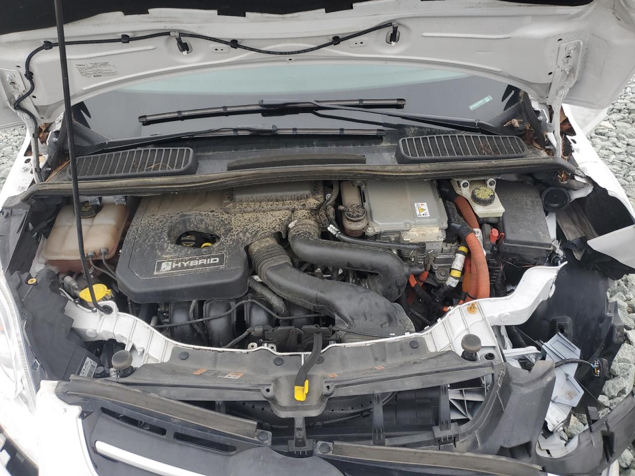 2014 Ford C-MAX VIN 1FADP5BU2EL505267 Copart auction photo, front end / side damage thumbnail 12