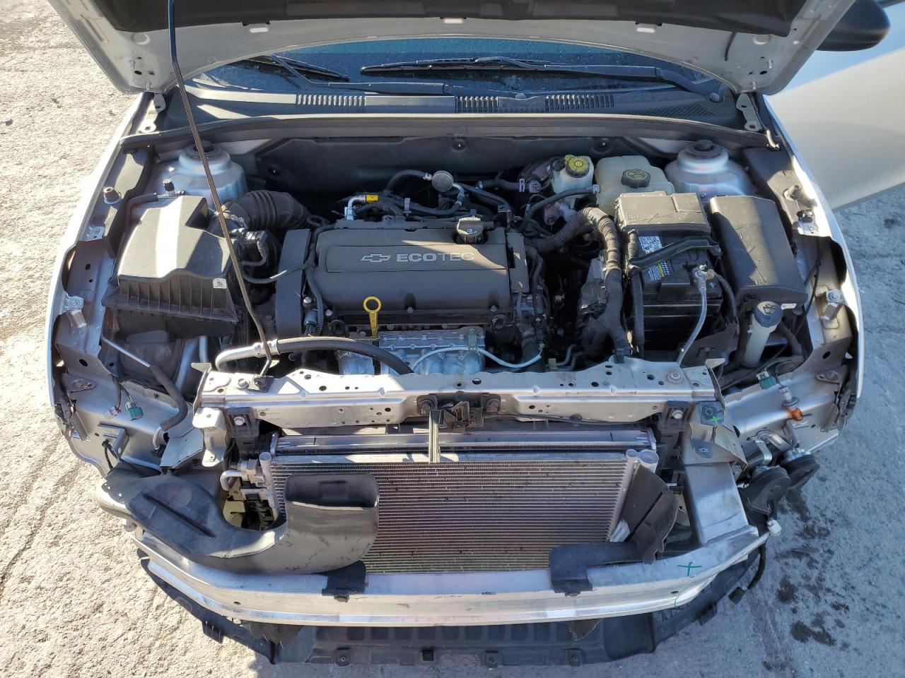 2015 Chevrolet Cruze VIN 1G1PA5SH7F7162423 Copart auction photo, front end / minor dent/scratches damage thumbnail 11