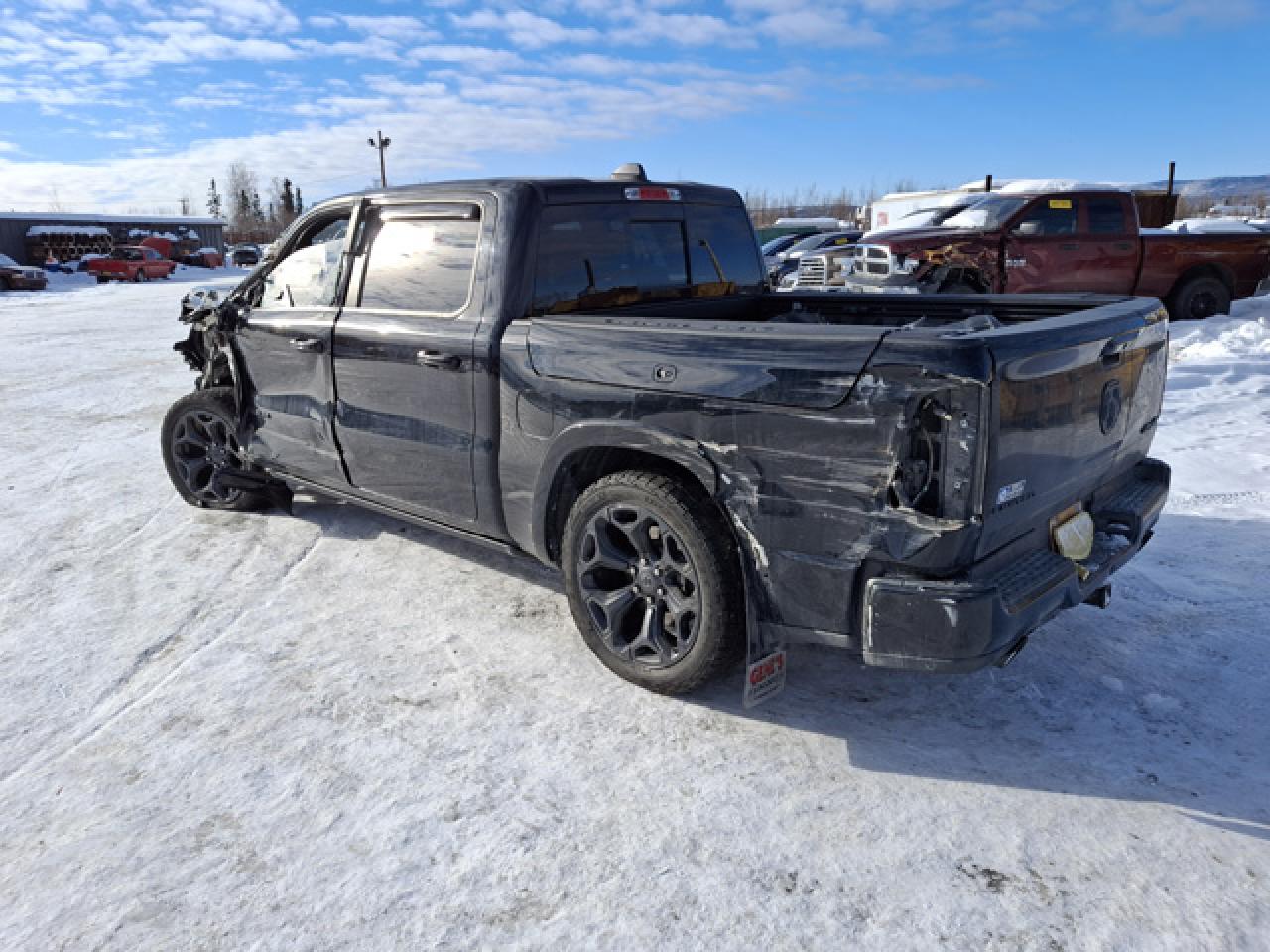 2020 RAM 1500 VIN 1C6SRFHTXLN187438 Copart auction photo, front end / side damage thumbnail 2