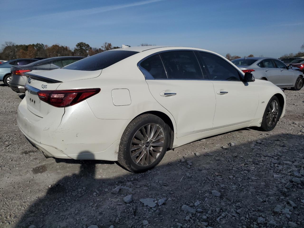 2019 Infiniti Q50 VIN JN1EV7AP4KM543541 Copart auction photo, rear end damage thumbnail 3