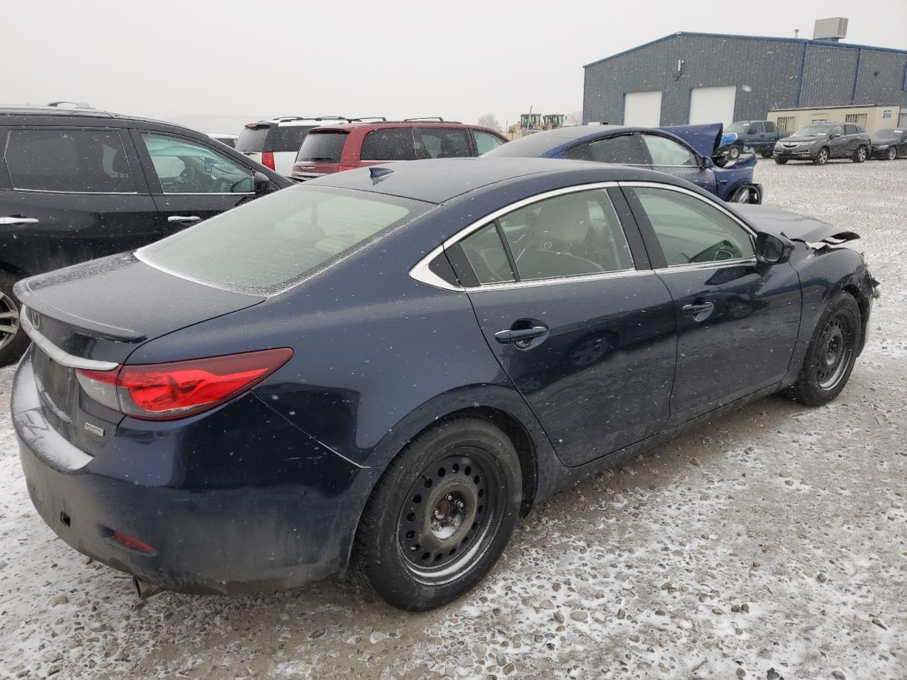 2015 Mazda 3 VIN JM1GJ1W55F1224677 Copart auction photo, front end damage thumbnail 3