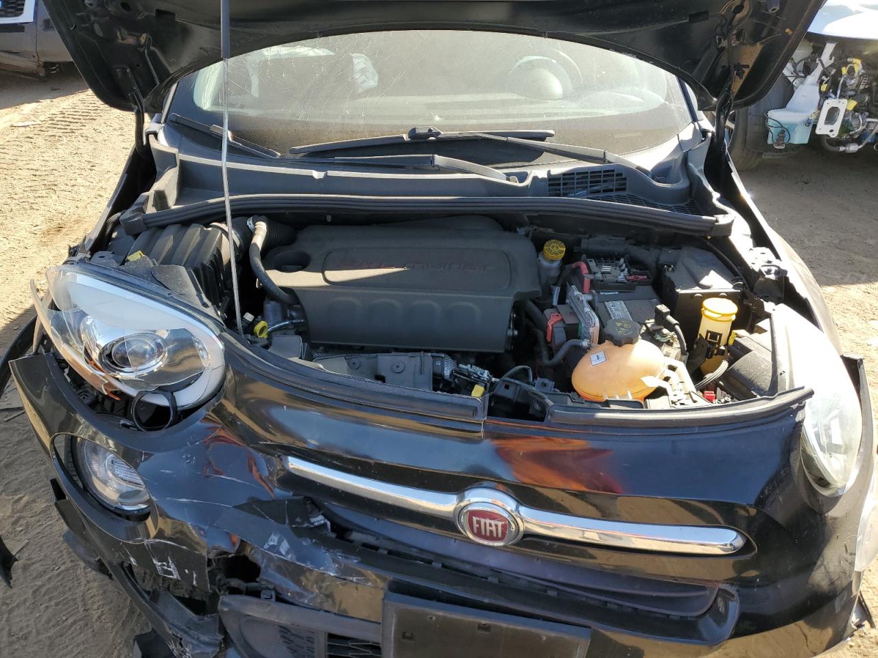 2016 Fiat 500 VIN ZFBCFXBT5GP474297 Copart auction photo, front end damage thumbnail 14