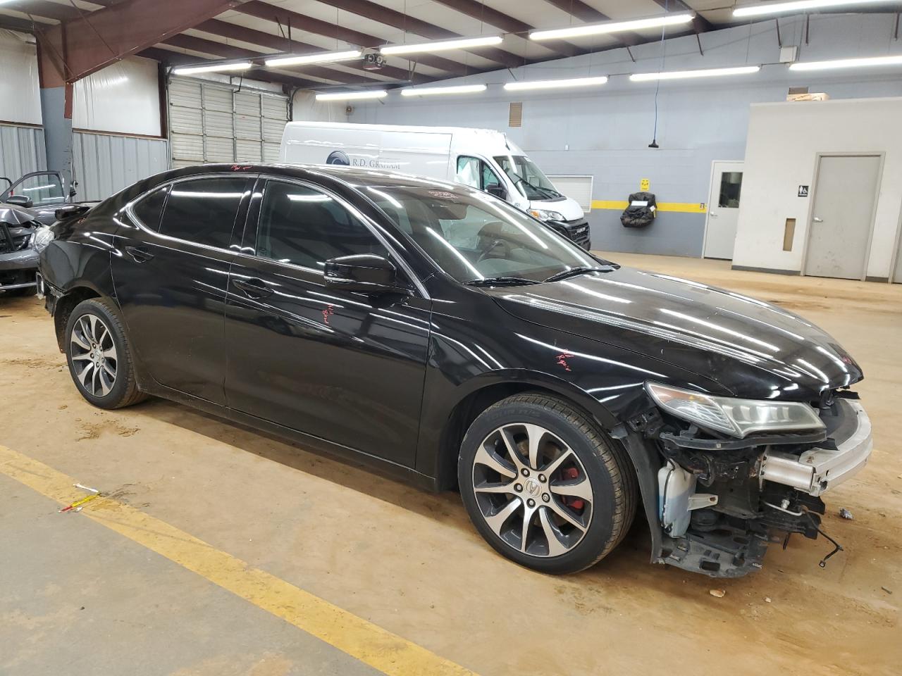 2015 Acura TLX VIN 19UUB1F57FA016379 Copart auction photo, rear end / front end damage thumbnail 4