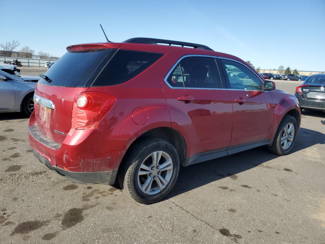 2013 Chevrolet Equinox VIN 2GNFLEEK9D6416285 Copart auction photo, front end / mechanical damage thumbnail 3
