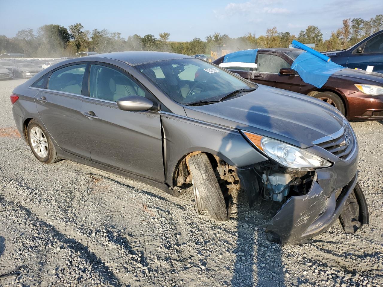 2013 Hyundai Sonata VIN 5NPEB4AC1DH683707 Copart auction photo, front end damage thumbnail 4