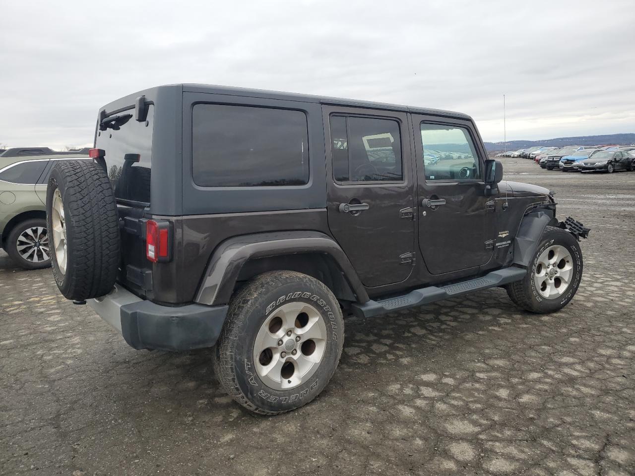 2013 Jeep Wrangler VIN 1C4BJWEG8DL644302 Copart auction photo, front end damage thumbnail 3