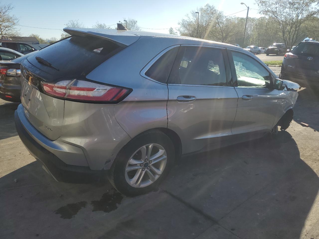 2020 Ford Edge VIN 2FMPK3J9XLBB52132 Copart auction photo, front end / side damage thumbnail 3