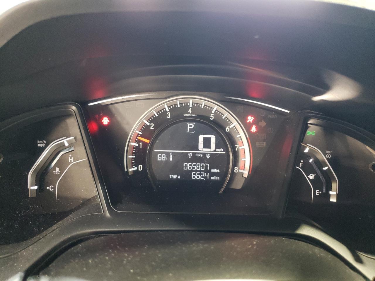 2016 Honda Civic VIN 19XFC2F52GE015455 Copart auction photo, front end damage thumbnail 9