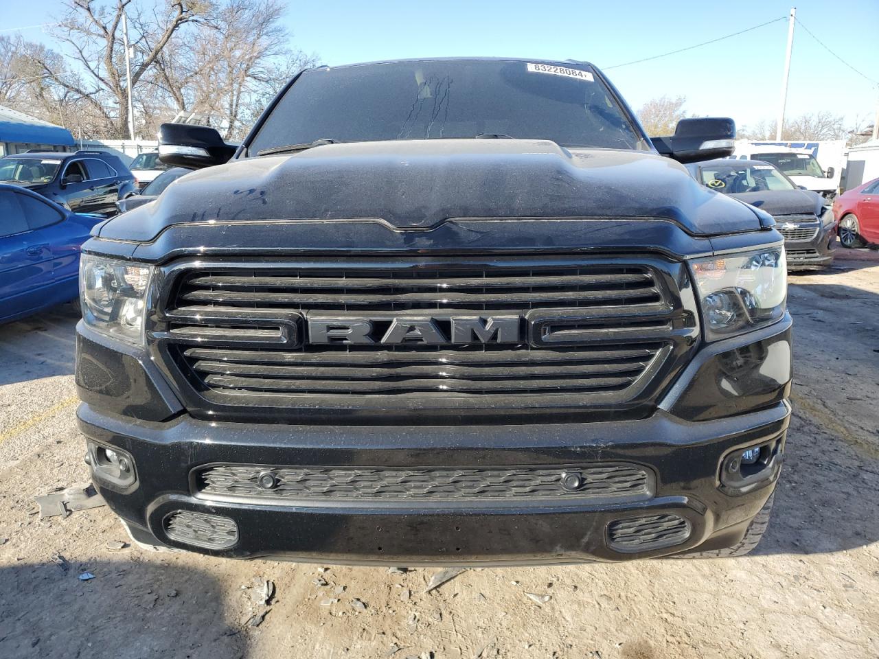 2019 RAM 1500 VIN 1C6RREFT6KN617816 Copart auction photo, burn damage thumbnail 5
