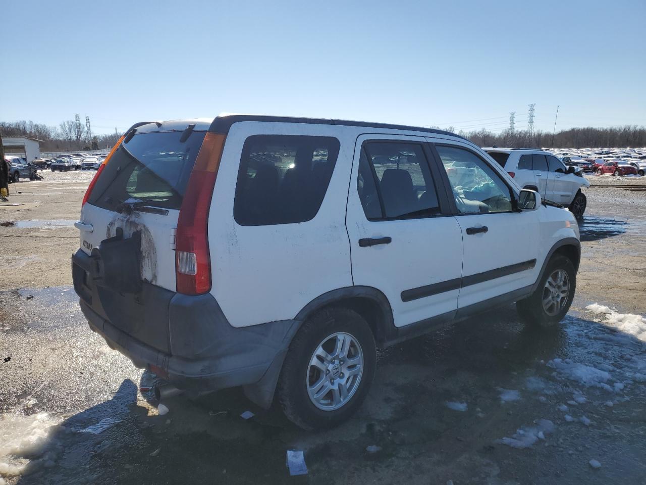 2004 Honda CR-V VIN JHLRD788X4C011349 Copart auction photo, all over damage thumbnail 3