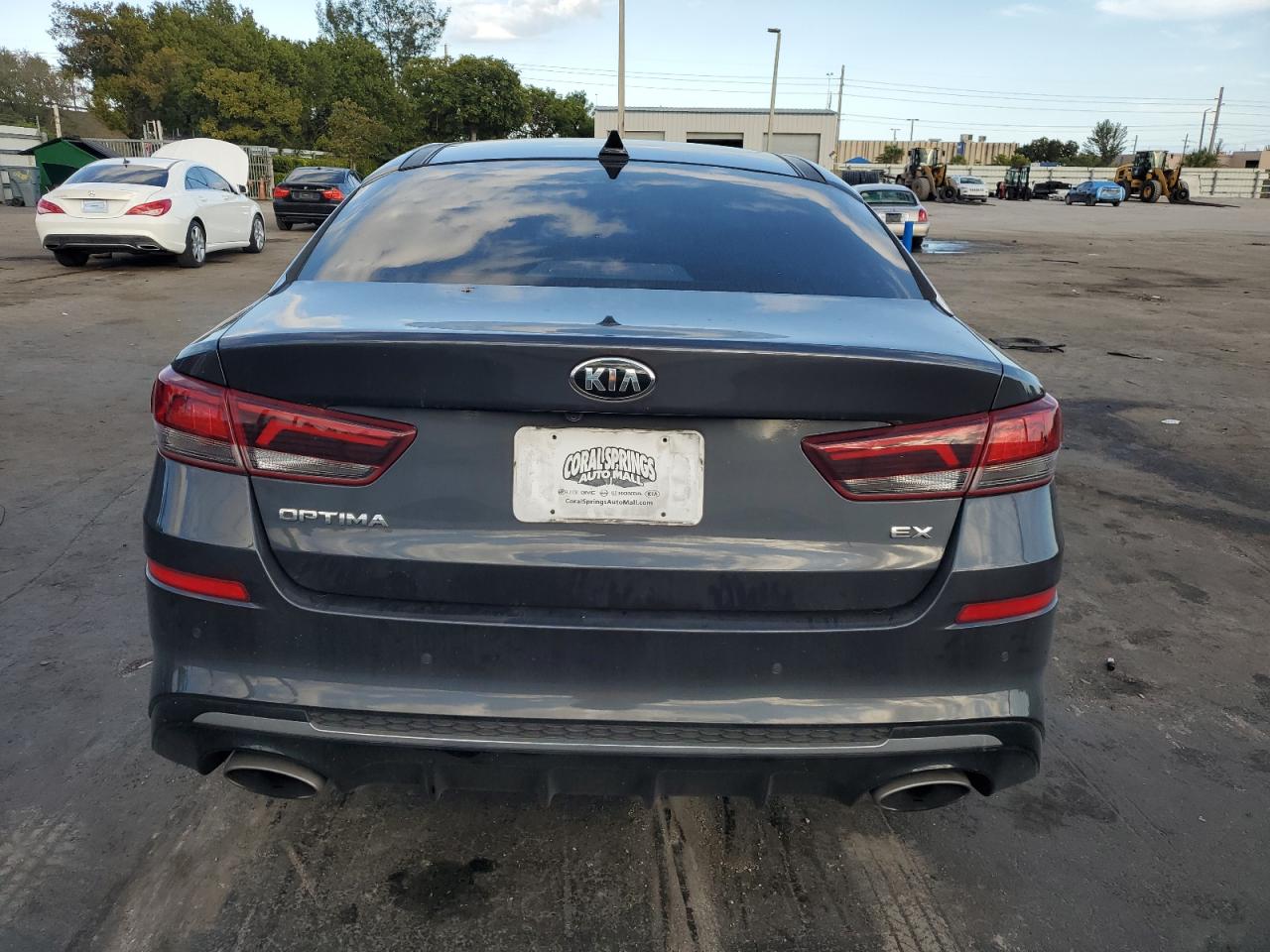 2019 KIA Optima VIN 5XXGU4L14KG309793 Copart auction photo, front end / frame damage damage thumbnail 6
