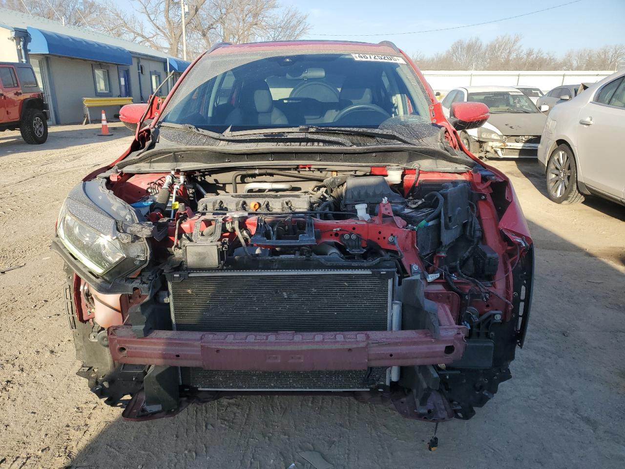 2019 Honda HR-V VIN 3CZRU6H5XKM729583 Copart auction photo, frame damage / front end damage thumbnail 5