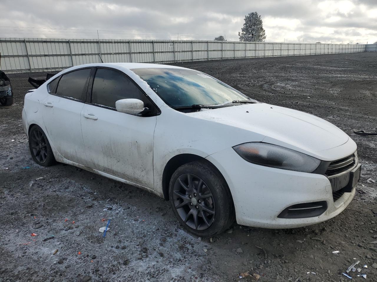 2015 Dodge Dart VIN 1C3CDFAA0FD434243 Copart auction photo, rear end / side damage thumbnail 4