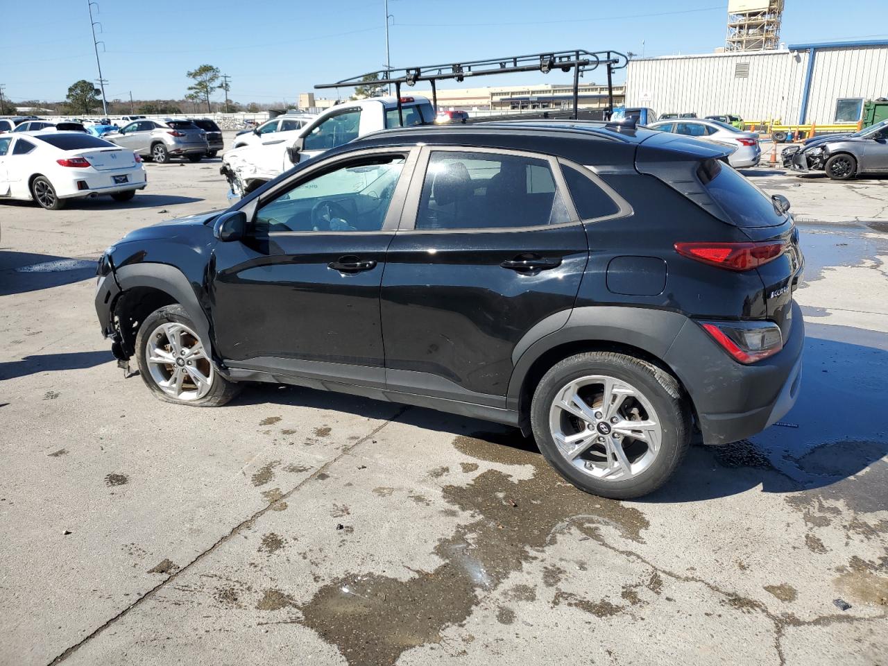 2022 Hyundai Kona VIN KM8K62AB0NU912402 Copart auction photo, front end damage thumbnail 2