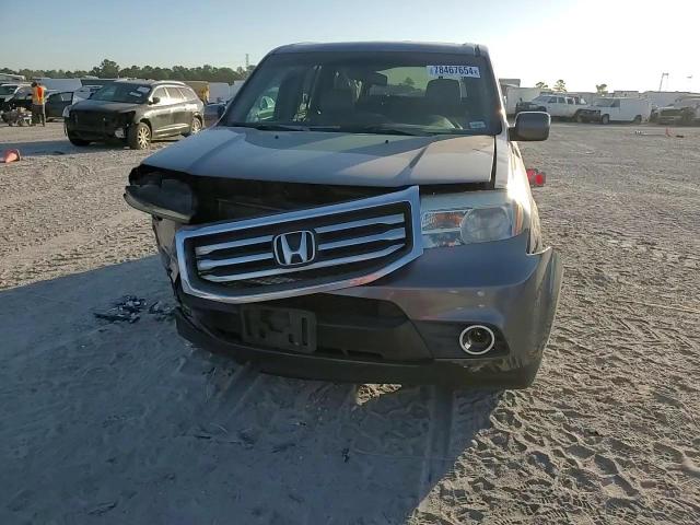 2014 Honda Pilot VIN 5FNYF3H55EB013760 Copart auction photo, front end / side damage thumbnail 11
