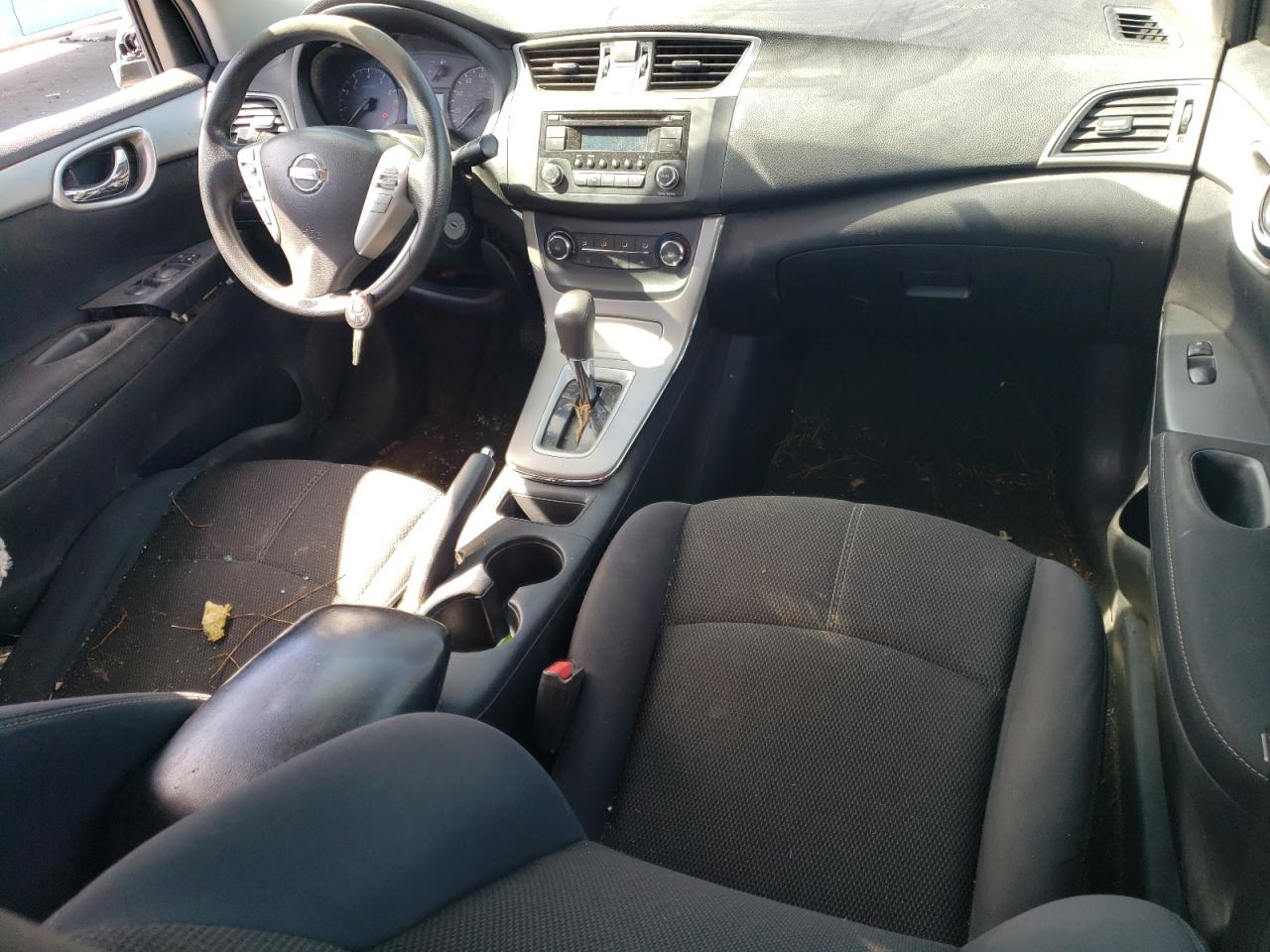 2015 Nissan Sentra VIN 3N1AB7AP4FY382036 Copart auction photo, side / front end damage thumbnail 8