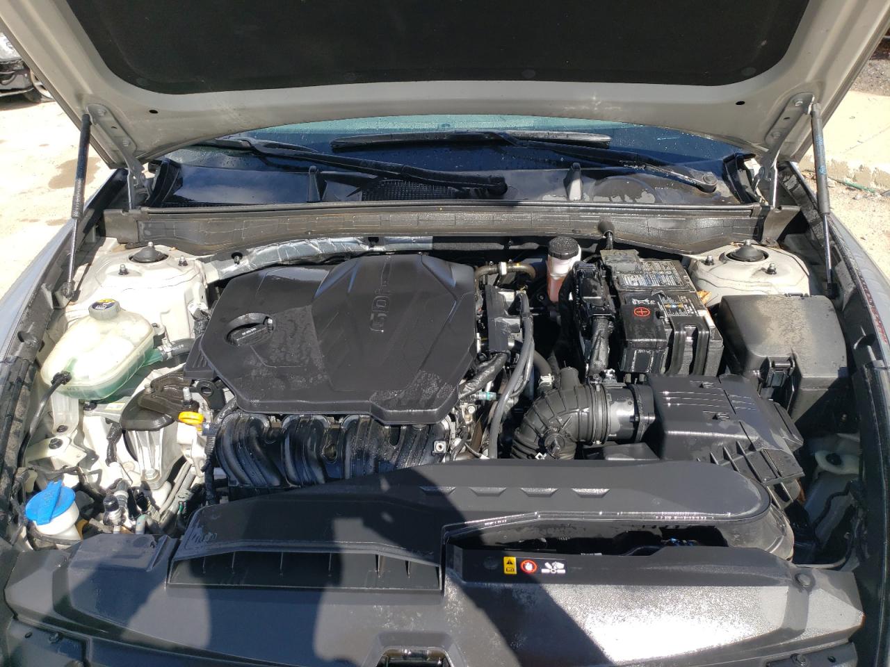2020 Hyundai Sonata VIN 5NPEL4JA0LH022342 Copart auction photo, side damage thumbnail 11