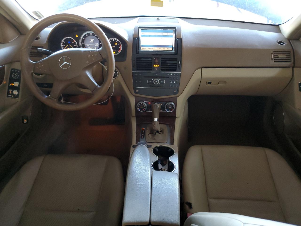 2008 Mercedes-Benz C-klasse VIN WDDGF54X08R012003 Copart auction photo, side damage thumbnail 8