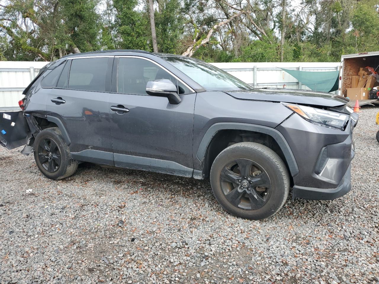 2022 Toyota RAV 4 VIN 2T3P1RFV3NC267527 Copart auction photo, rear end / front end damage thumbnail 4