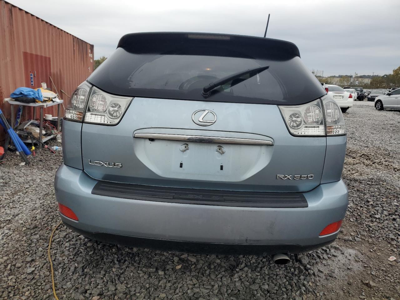 2007 Lexus RX VIN JTJGK31U970003028 Copart auction photo, front end / side damage thumbnail 6