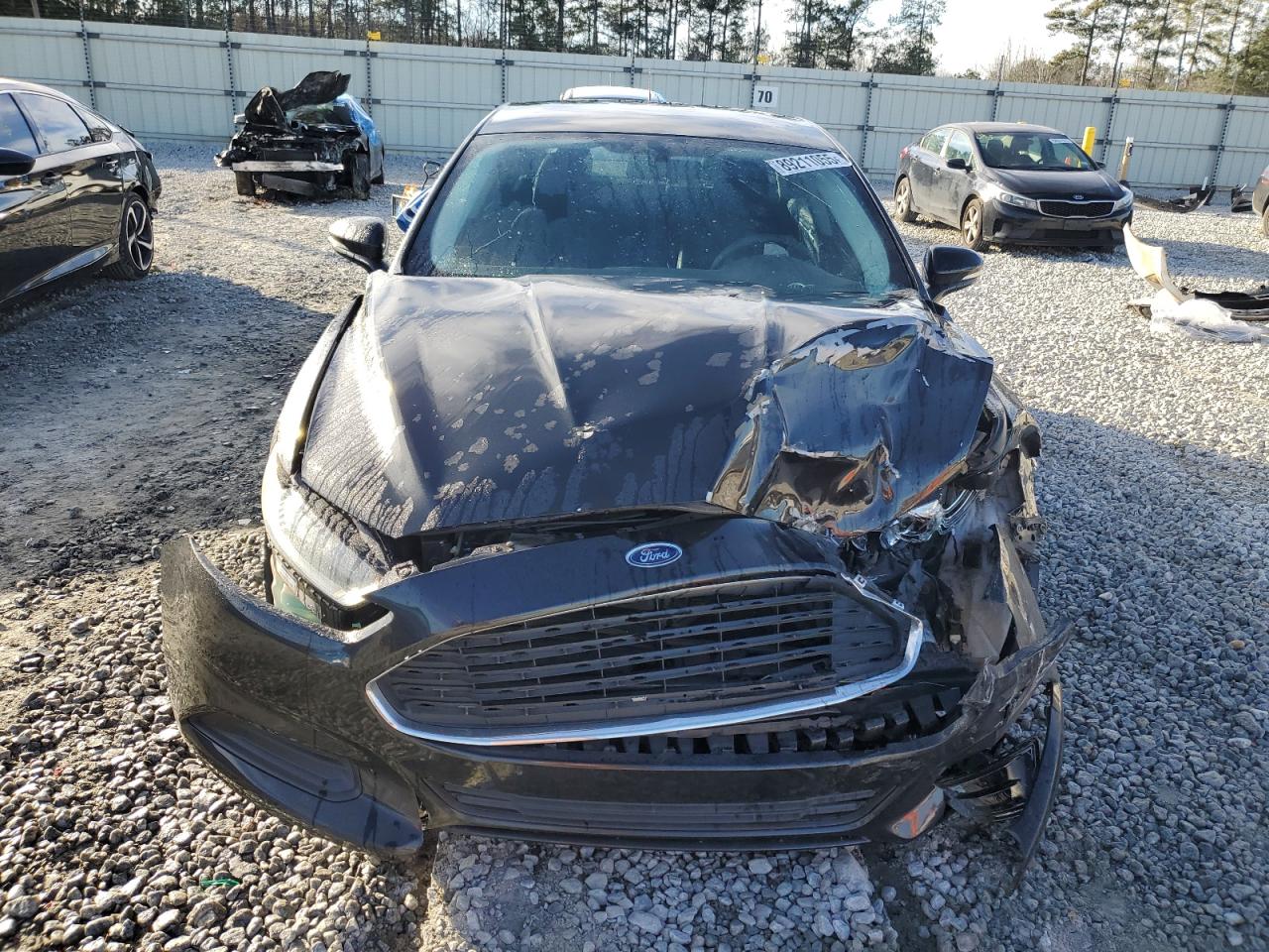 2013 Ford Fusion VIN 3FA6P0H70DR225053 Copart auction photo, front end damage thumbnail 5