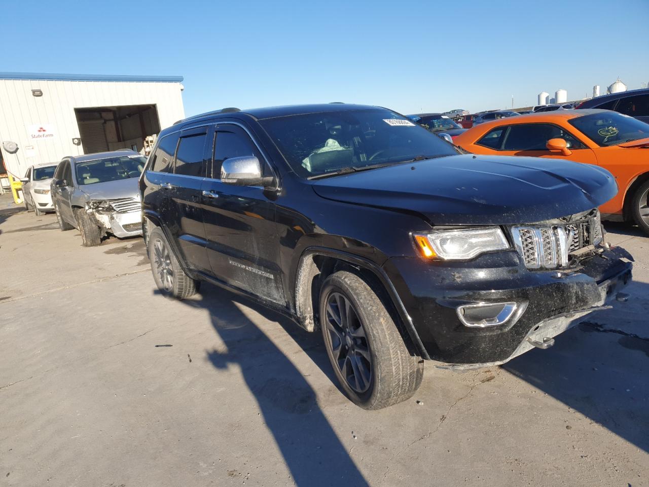 2017 Jeep Grand Cherokee VIN 1C4RJECGXHC659417 Copart auction photo, front end damage thumbnail 4