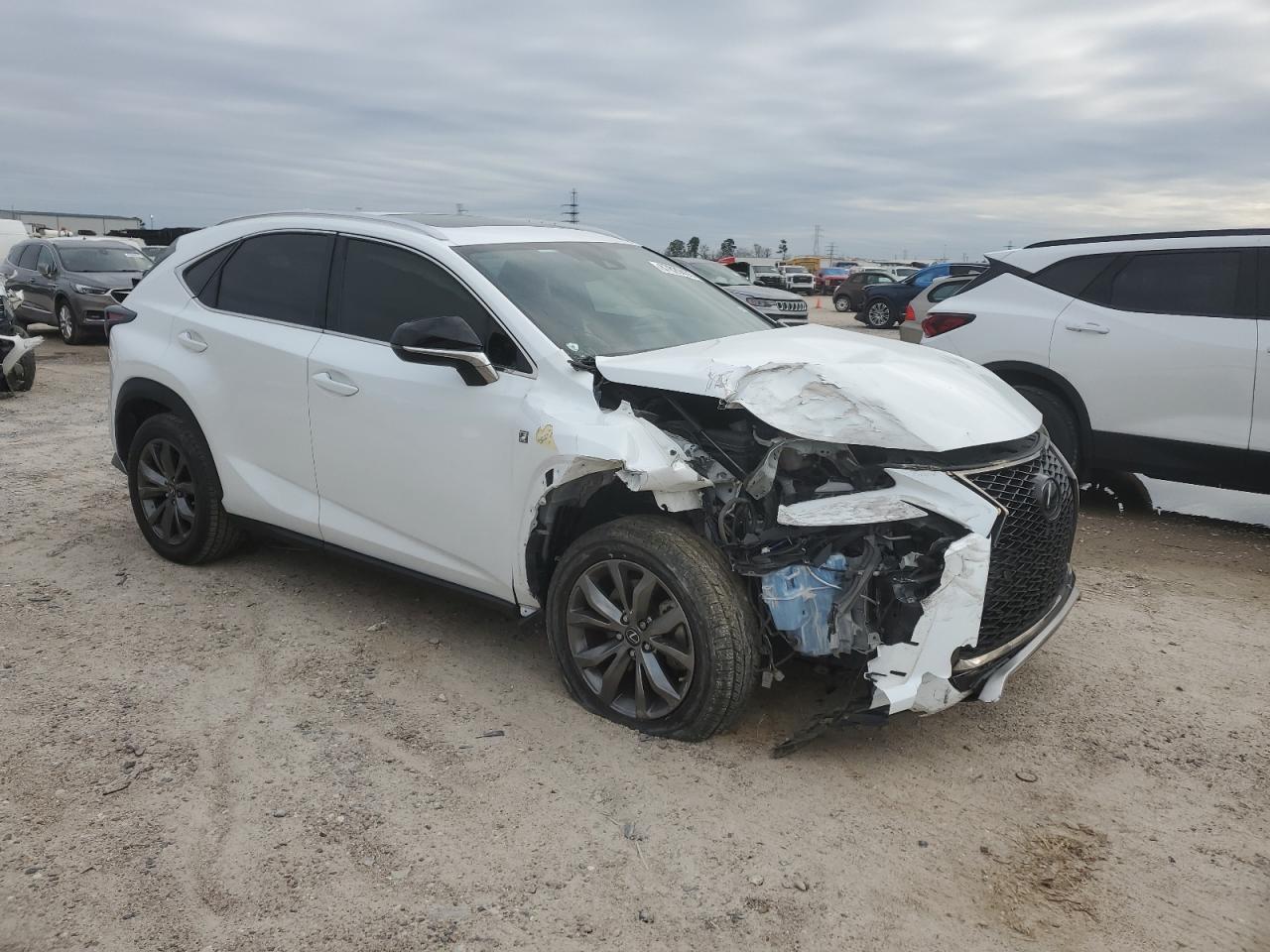 2021 Lexus NX VIN JTJSARBZ0M5033060 Copart auction photo, front end damage thumbnail 4