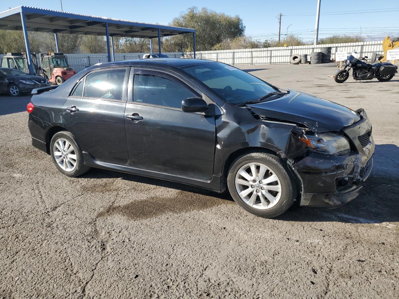 2010 Toyota Corolla VIN 1NXBU4EE1AZ266058 Copart auction photo, front end damage thumbnail 4