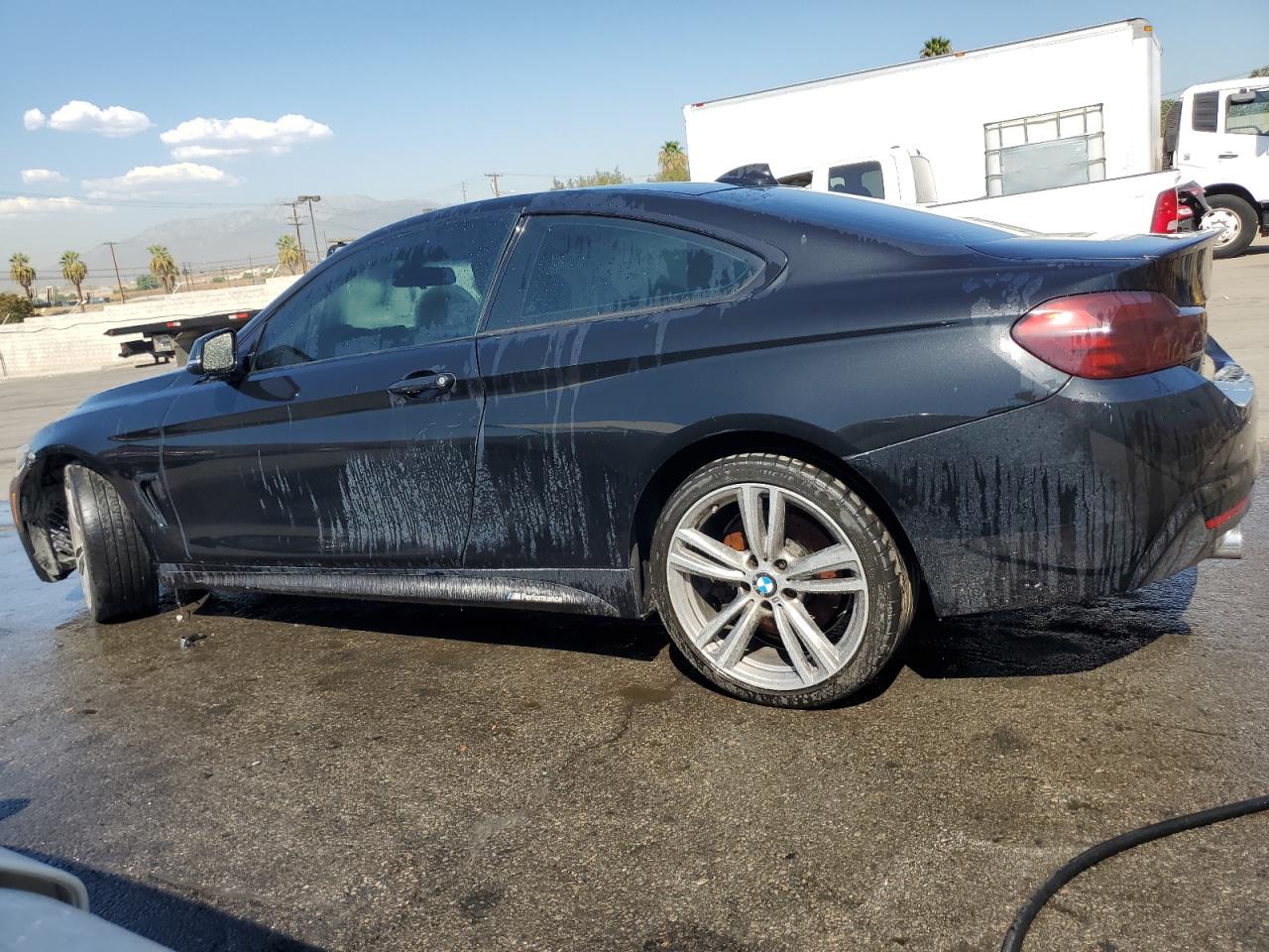 2015 BMW 4er VIN WBA3R1C50FK195379 Copart auction photo, front end / rear end damage thumbnail 2