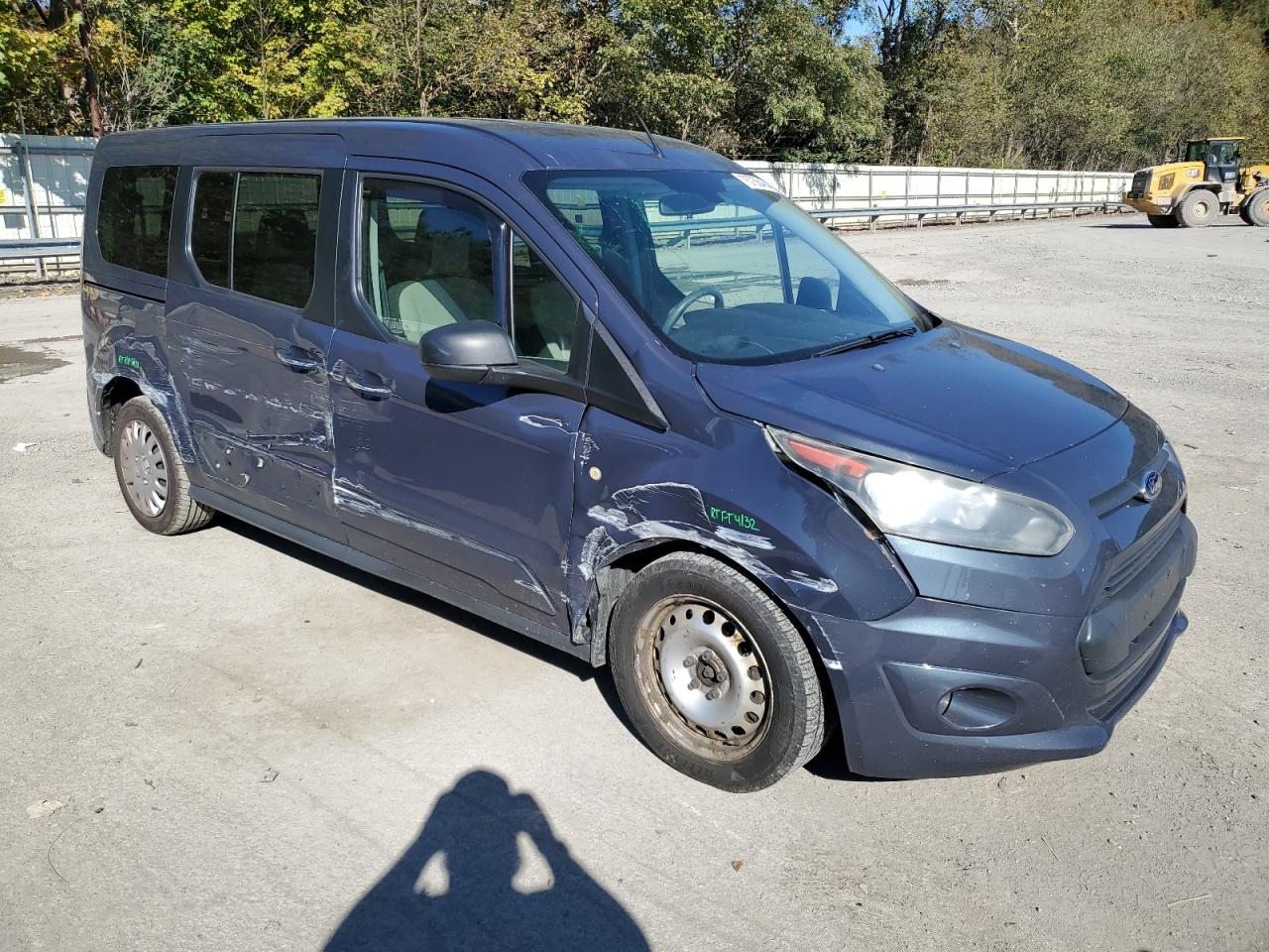 2014 Ford Transit VIN NM0GS9F79E1163293 Copart auction photo, front end / side damage thumbnail 4
