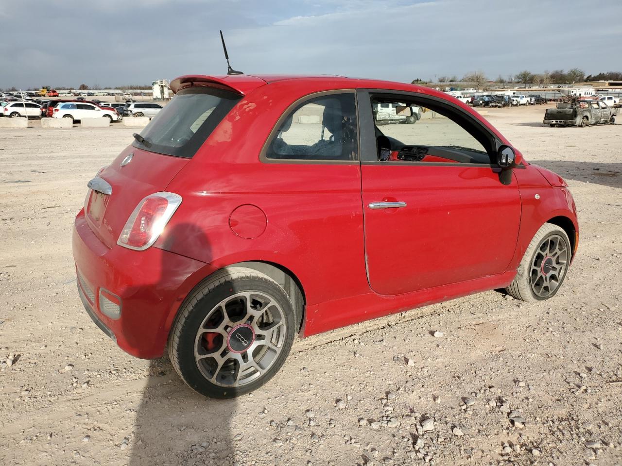 2012 Fiat 500 VIN 3C3CFFBR4CT383558 Copart auction photo, front end / minor dent/scratches damage thumbnail 3