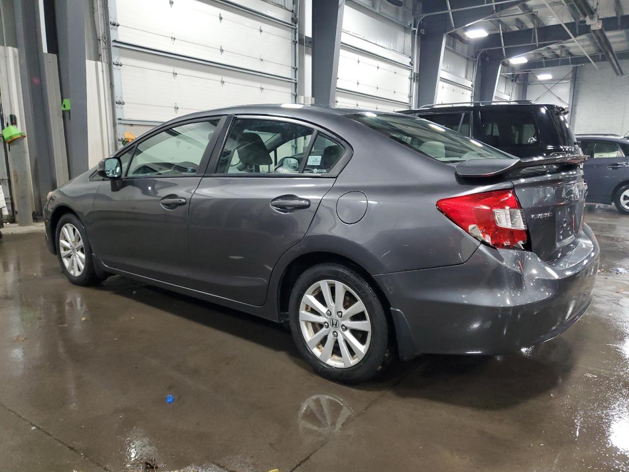 2012 Honda Civic VIN 19XFB2F88CE001793 Copart auction photo, rear end damage thumbnail 2