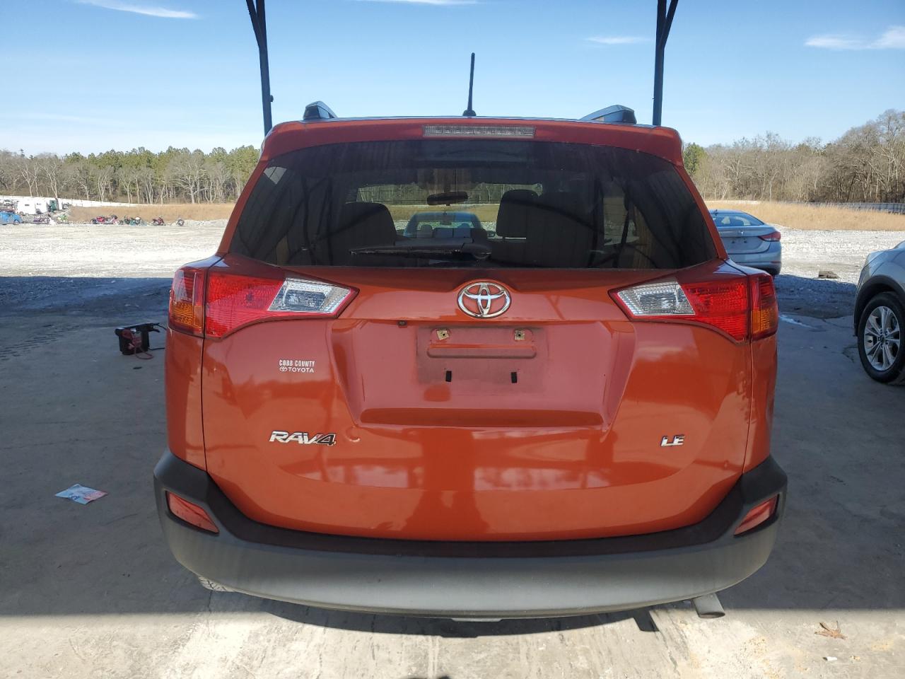 2015 Toyota RAV 4 VIN JTMZFREV3FD061729 Copart auction photo, side / front end damage thumbnail 6