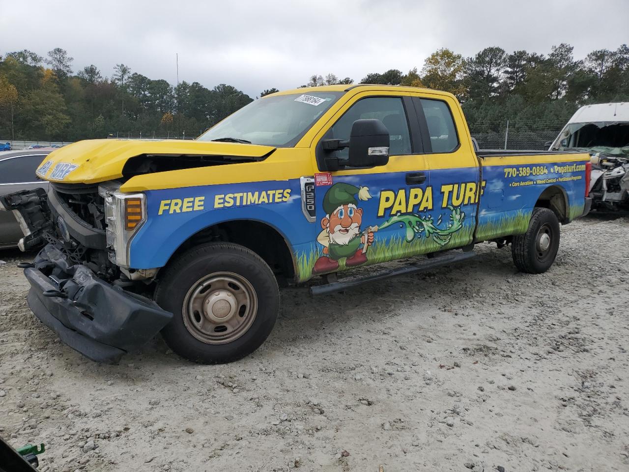 2019 Ford F250 VIN 1FT7X2A6XKED59936