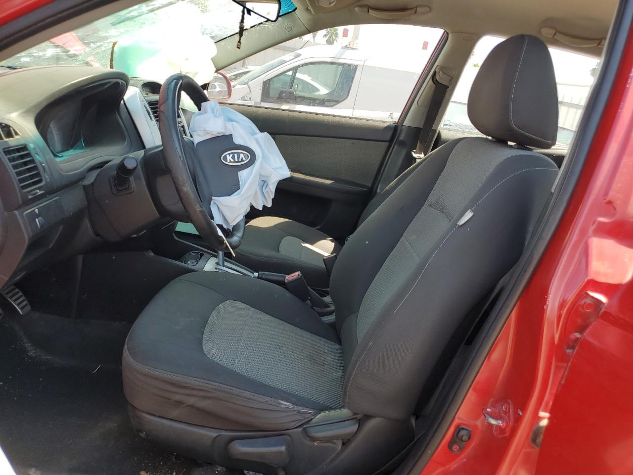 2008 KIA Spectra VIN KNAFE161085021878 Copart auction photo, all over damage thumbnail 7