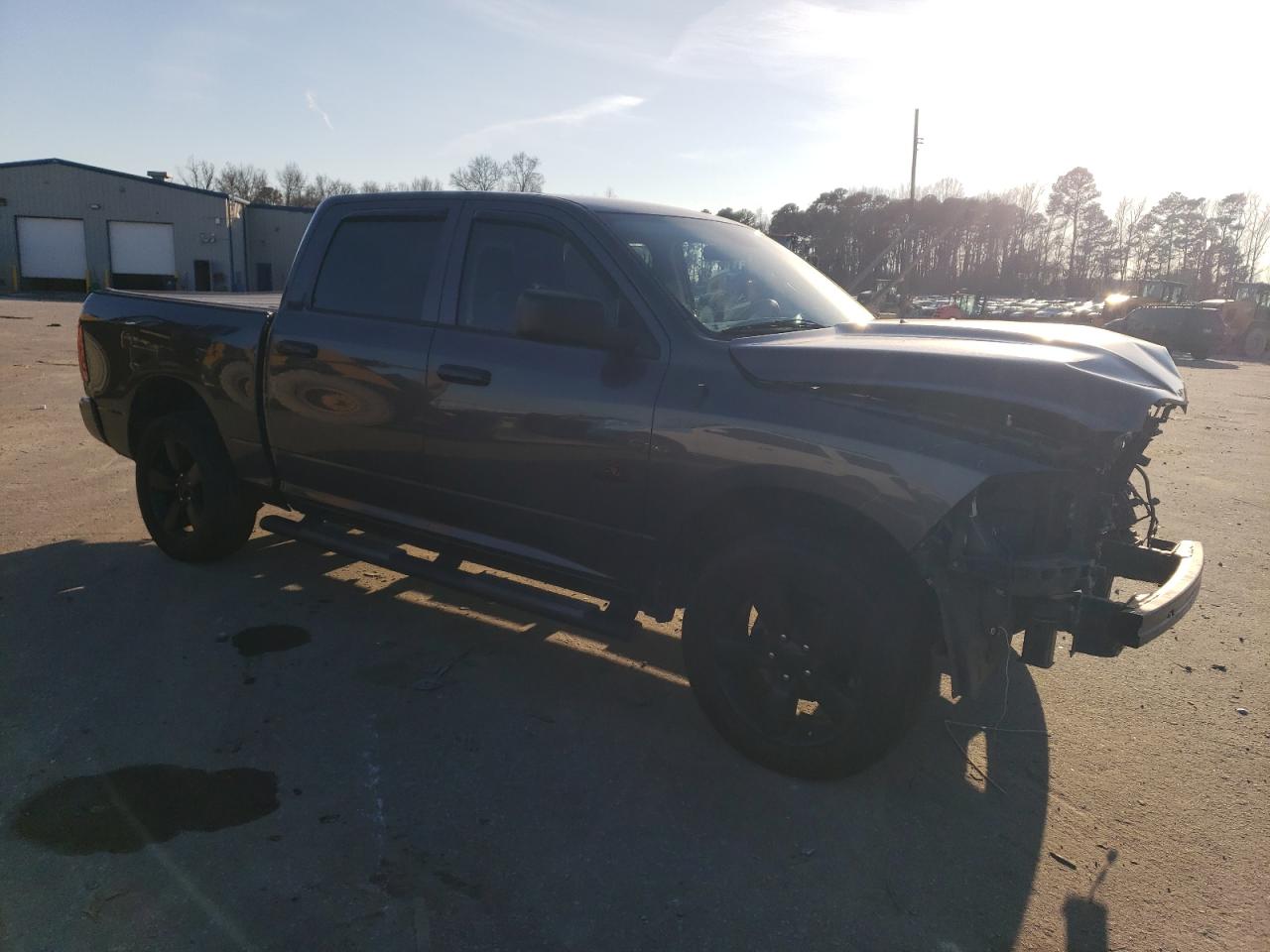 2015 RAM 1500 VIN 1C6RR6KT8FS553975 Copart auction photo, front end / side damage thumbnail 4