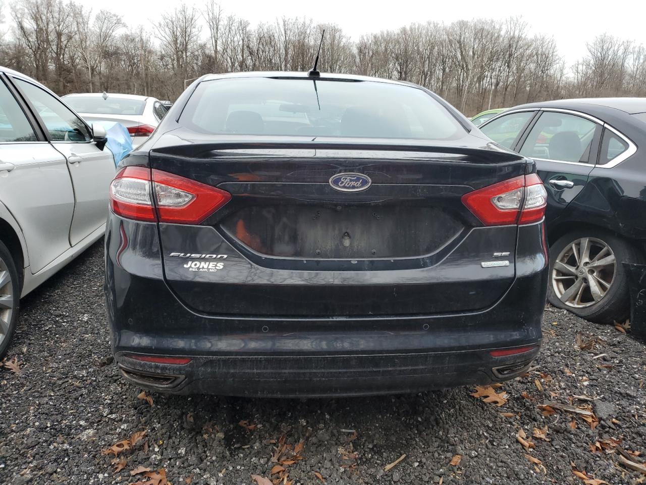 2016 Ford Fusion VIN 3FA6P0H92GR265785 Copart auction photo, front end / undercarriage damage thumbnail 6