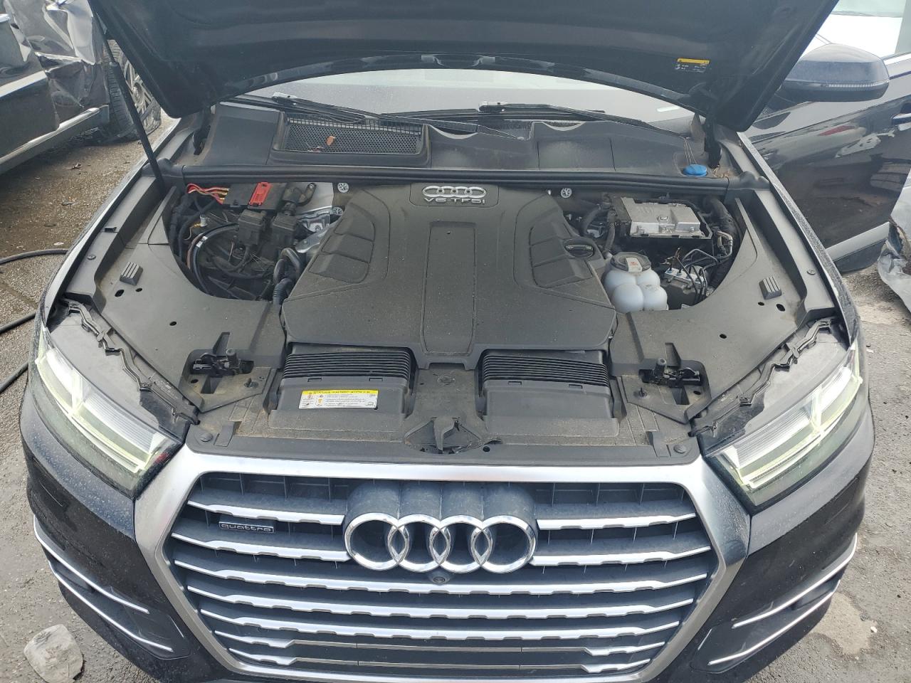 2018 Audi Q7 VIN WA1VAAF74JD010273 Copart auction photo, side damage thumbnail 12