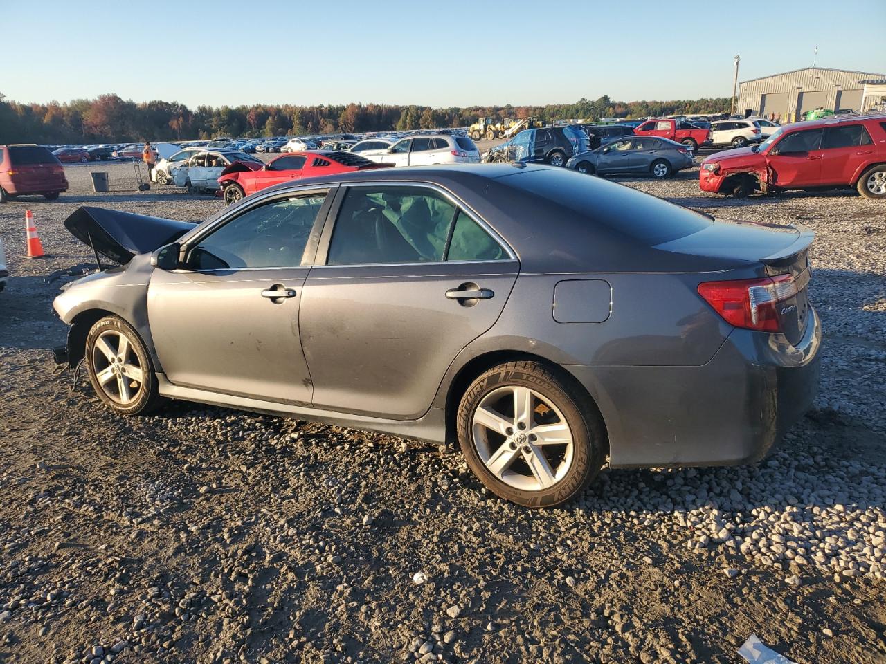 2013 Toyota Camry VIN 4T1BF1FK1DU271455 Copart auction photo, front end / side damage thumbnail 2