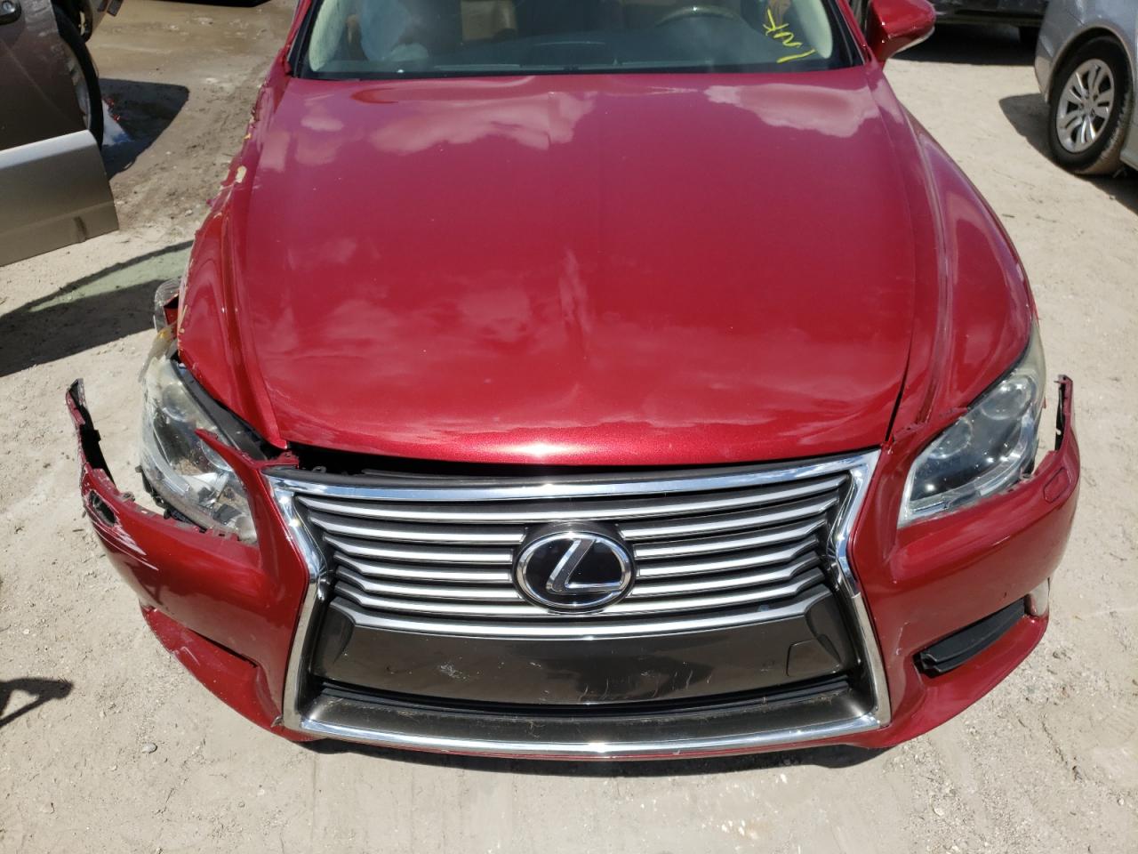 2013 Lexus LS VIN JTHBL5EF4D5123186 Copart auction photo, all over damage thumbnail 7