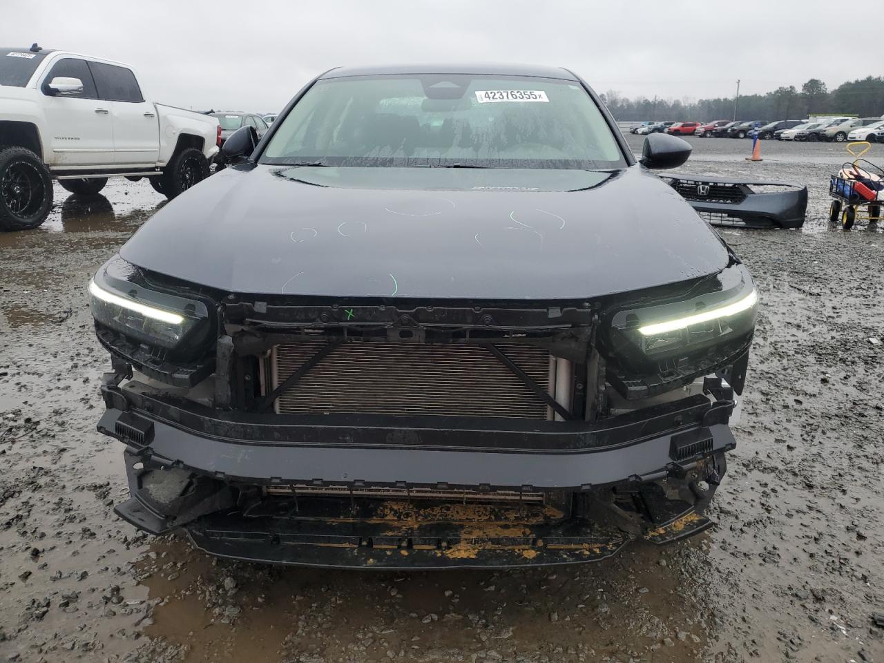 2023 Honda Accord VIN 1HGCY1F27PA029554 Copart auction photo, front end damage thumbnail 5