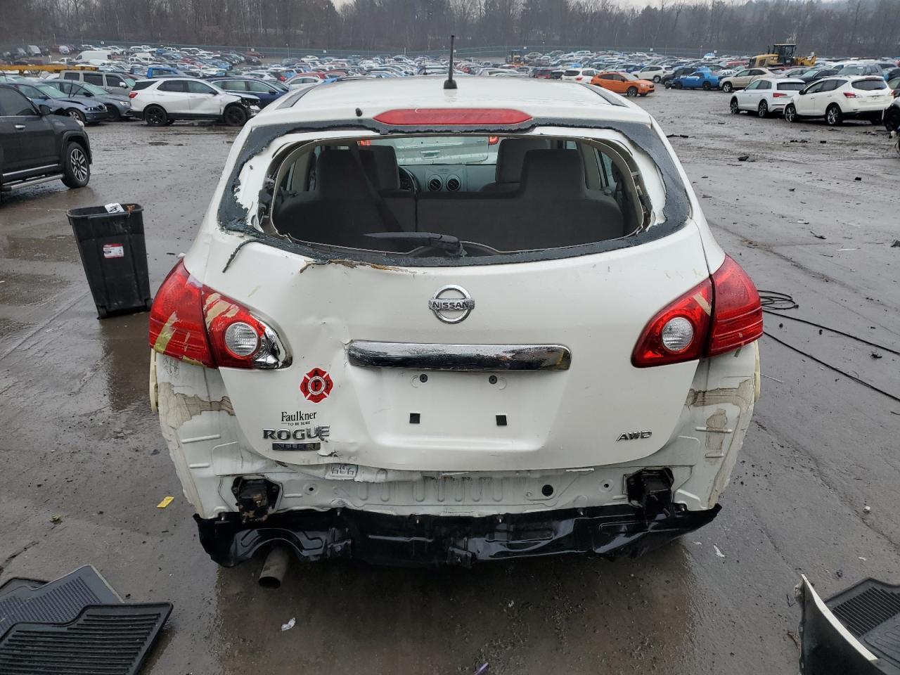 2014 Nissan Rogue VIN JN8AS5MV9EW701579 Copart auction photo, rear end damage thumbnail 6
