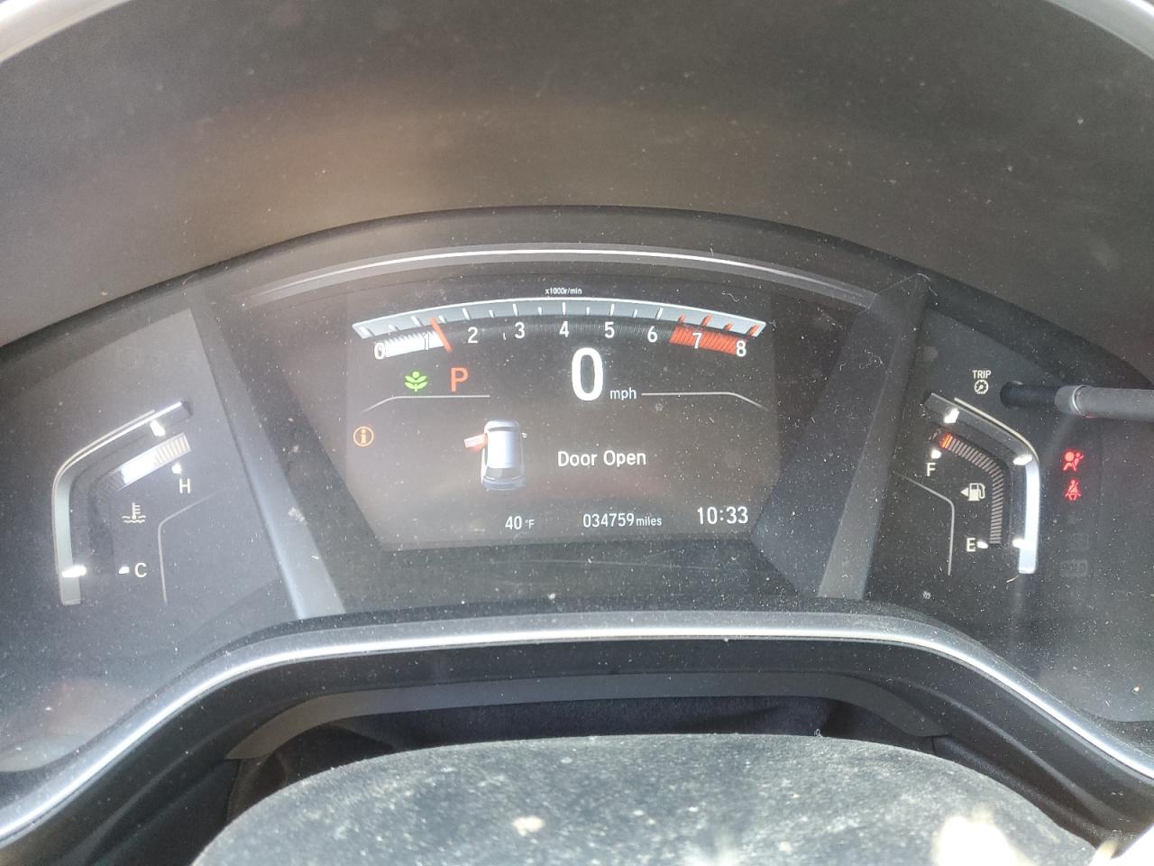 2019 Honda CR-V VIN 5J6RW2H57KA013529 Copart auction photo, front end / undercarriage damage thumbnail 9