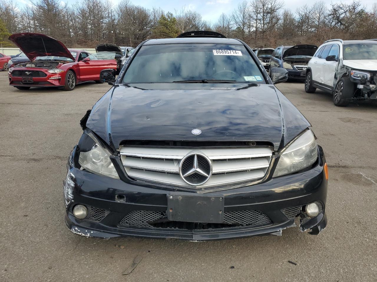 2009 Mercedes-Benz C-klasse VIN WDDGF81X09R083242 Copart auction photo, all over / front end damage thumbnail 5