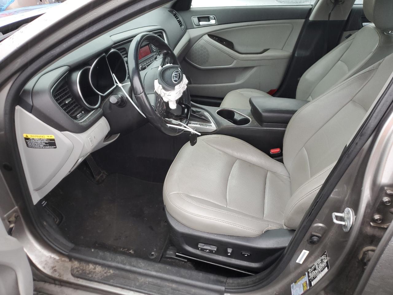 2015 KIA Optima VIN 5XXGN4A79FG352181 Copart auction photo, front end / side damage thumbnail 7