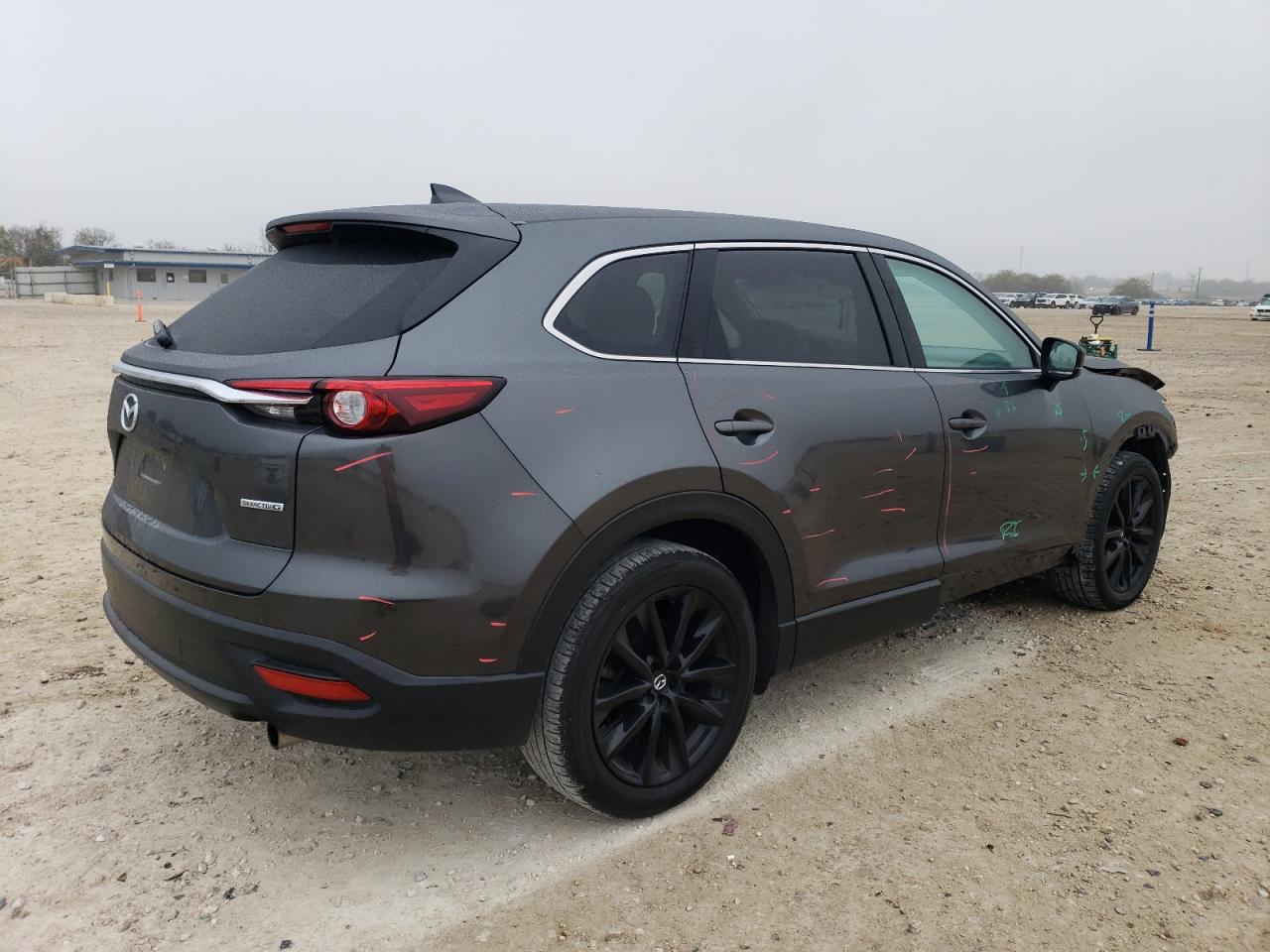 2023 Mazda CX-9 VIN JM3TCBAY2P0658344 Copart auction photo, front end / side damage thumbnail 3