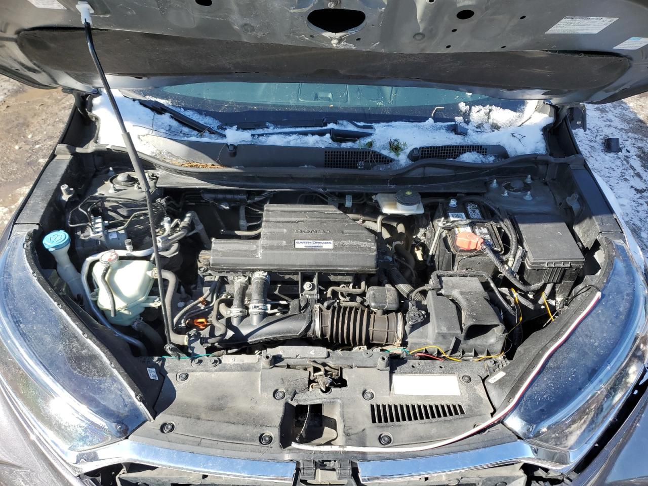 2019 Honda CR-V VIN 2HKRW2H87KH665625 Copart auction photo, front end / side damage thumbnail 12